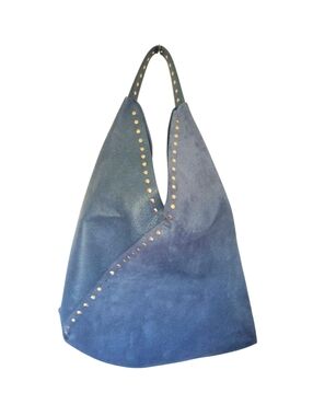 Shirleah "Ryker" Denim Blue Hobo Bag